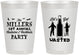 Personalized Halloween 8 oz Frosted Cups - Werewolf Witch | 250039