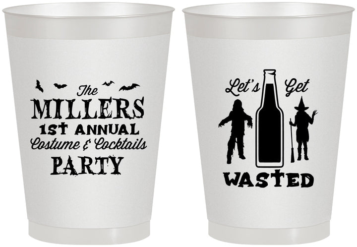 Personalized Halloween 8 oz Frosted Cups - Werewolf Witch | 250039
