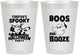 Personalized Halloween 8 oz Frosted Cups - Boos And Booze | 250041
