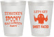 Personalized Halloween 8 oz Frosted Cups - Ghost Sheet Faced | 250044