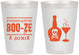 Personalized Halloween 8 oz Frosted Cups - Booze Wine | 250060