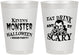 Personalized Halloween 8 oz Frosted Cups - Eat Drink Be Scary | 250063