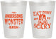 Personalized Halloween 8 oz Frosted Cups - Werewolf Monster | 250064