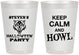 Personalized Halloween 8 oz Frosted Cups - Howl | 250069
