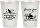 Personalized Halloween 8 oz Frosted Cups - Haunted House | 250071