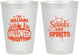 Personalized Halloween 8 oz Frosted Cups - Spooks Spirits | 250072