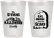 Personalized Halloween 8 oz Frosted Cups - Eat Drink Be Scary | 250074