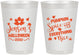Personalized Halloween 8 oz Frosted Cups - Pumpkin | 250080