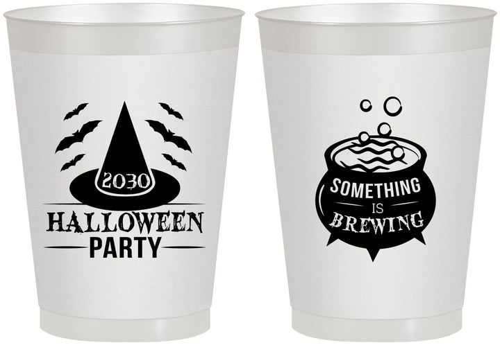 Personalized Halloween 8 oz Frosted Cups - Witch | 250085
