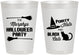 Personalized Halloween 8 oz Frosted Cups - Black Cats | 250087