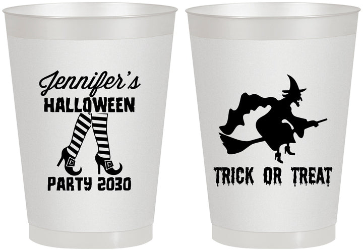 Personalized Halloween 8 oz Frosted Cups - Trick Or Treat | 250089