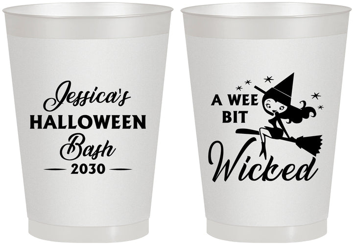 Personalized Halloween 8 oz Frosted Cups - Witch | 250091
