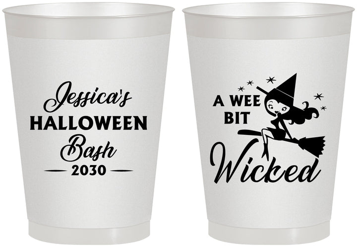 Personalized Halloween 8 oz Frosted Cups - Witch | 250091
