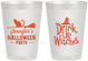 Personalized Halloween 8 oz Frosted Cups - Drink Up Witches | 250096
