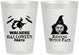 Personalized Halloween 8 oz Frosted Cups - Resting Witch Face | 250099