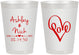 Personalized Wedding 8 oz Frosted Cups - Love | 252