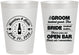 Personalized Wedding 8 oz Frosted Cups - Groom Bride Open Bar | 253