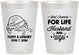 Personalized Wedding 8 oz Frosted Cups - Best Friends For Life | 256