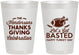 Personalized Thanksgiving 8 oz Frosted Cups - Lets Get Basted | 260003