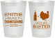 Personalized Thanksgiving 8 oz Frosted Cups - Lets Get Basted | 260008