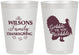 Personalized Thanksgiving 8 oz Frosted Cups - Gobble Til You Wobble | 260025