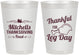 Personalized Thanksgiving 8 oz Frosted Cups - Leg Day | 260033
