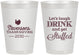 Personalized Thanksgiving 8 oz Frosted Cups - Turkey Stuffed | 260037