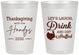 Personalized Thanksgiving 8 oz Frosted Cups - Turkey Stuffed | 260038