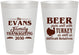 Personalized Thanksgiving 8 oz Frosted Cups - Turkey | 260042
