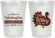 Personalized Thanksgiving 8 oz Frosted Cups - Talk Turkey To Me | 260046