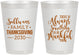 Personalized Thanksgiving 8 oz Frosted Cups - Thankful | 260048