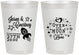 Personalized Wedding 8 oz Frosted Cups - Over The Moon In Love | 267