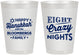 Personalized Hanukkah 8 oz Frosted Cups - Eight Crazy Nights | 270011