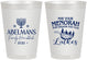 Personalized Hanukkah 8 oz Frosted Cups - Menorah Latkes | 270019
