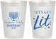 Personalized Hanukkah 8 oz Frosted Cups - Lets Get Lit | 270020