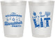 Personalized Hanukkah 8 oz Frosted Cups - Lets Get Lit | 270022