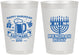 Personalized Hanukkah 8 oz Frosted Cups - Menorah | 270028
