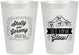 Personalized Wedding 8 oz Frosted Cups - Let Love Glow | 273