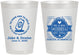 Personalized Wedding 8 oz Frosted Cups - To Have And To Hold | 279