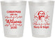 Personalized Christmas 8 oz Frosted Cups - Snowman | 280002