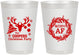 Personalized Christmas 8 oz Frosted Cups - Merry Af | 280014