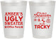 Personalized Christmas 8 oz Frosted Cups - Til The Season To Be Tacky | 280020