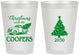 Personalized Christmas 8 oz Frosted Cups - Naughty Af | 280025
