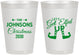 Personalized Christmas 8 oz Frosted Cups - Lets Get Elfed Up | 280037