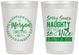 Personalized Christmas 8 oz Frosted Cups - Naughty Or Nice | 280047