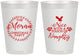 Personalized Christmas 8 oz Frosted Cups - Touch Of Naughty | 280048
