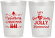 Personalized Christmas 8 oz Frosted Cups - Let Is Snow | 280050