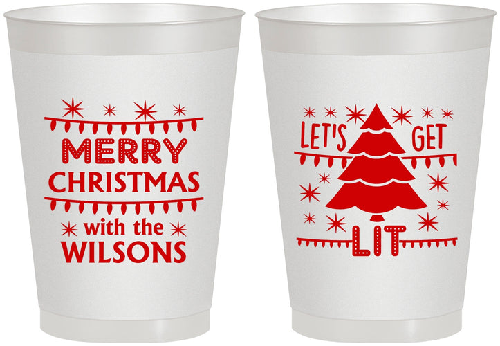 Personalized Christmas 8 oz Frosted Cups - Nutcracker | 280052