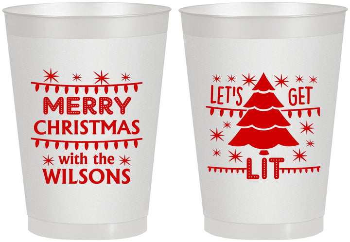 Personalized Christmas 8 oz Frosted Cups - Nutcracker | 280052