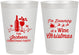 Personalized Christmas 8 oz Frosted Cups - Bah Hum Bug | 280056